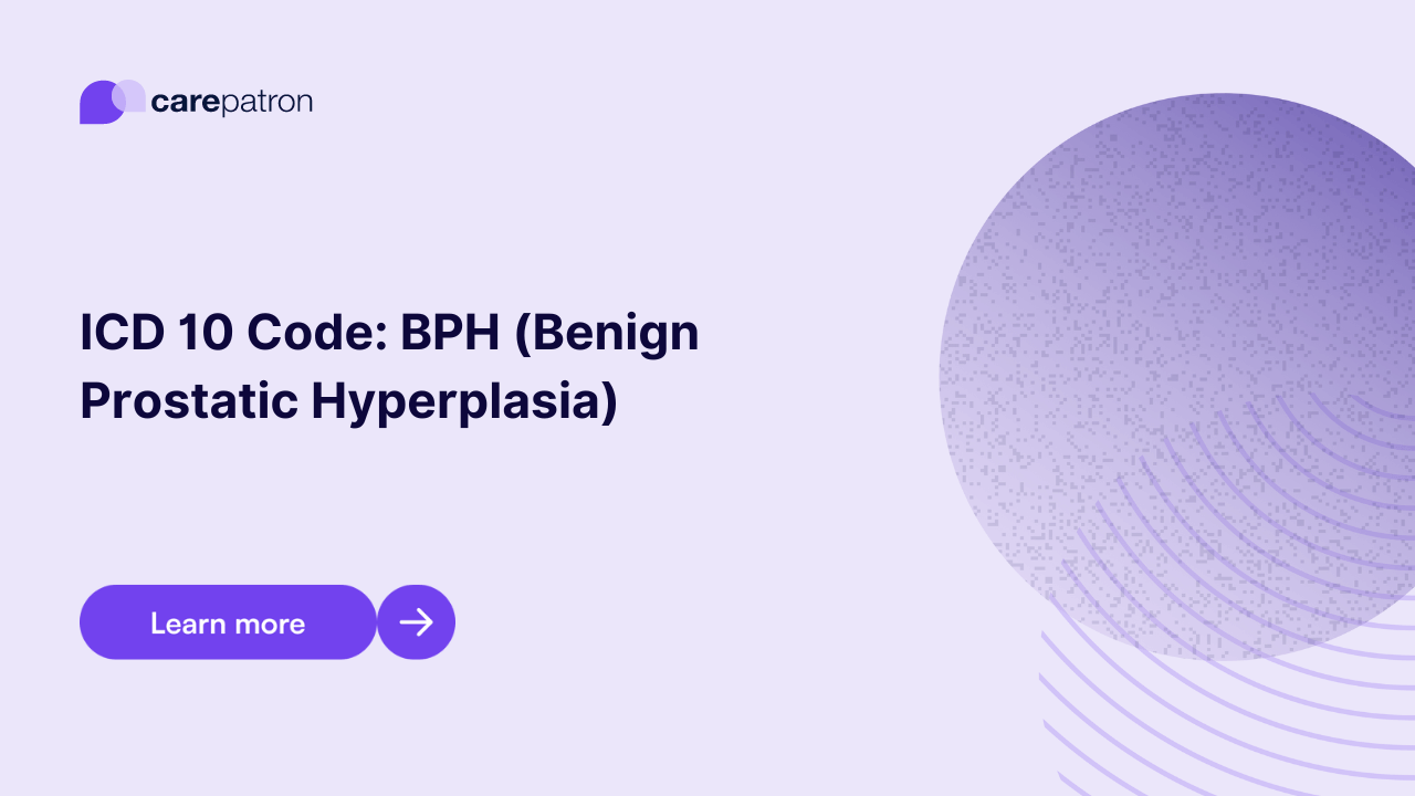 Icd 10 Bph With Urinary Frequency